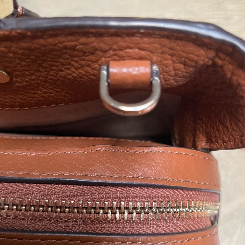 Kate Spade Leila Medium Brown pebble Leather Tote Bag - Picture 3 of 6